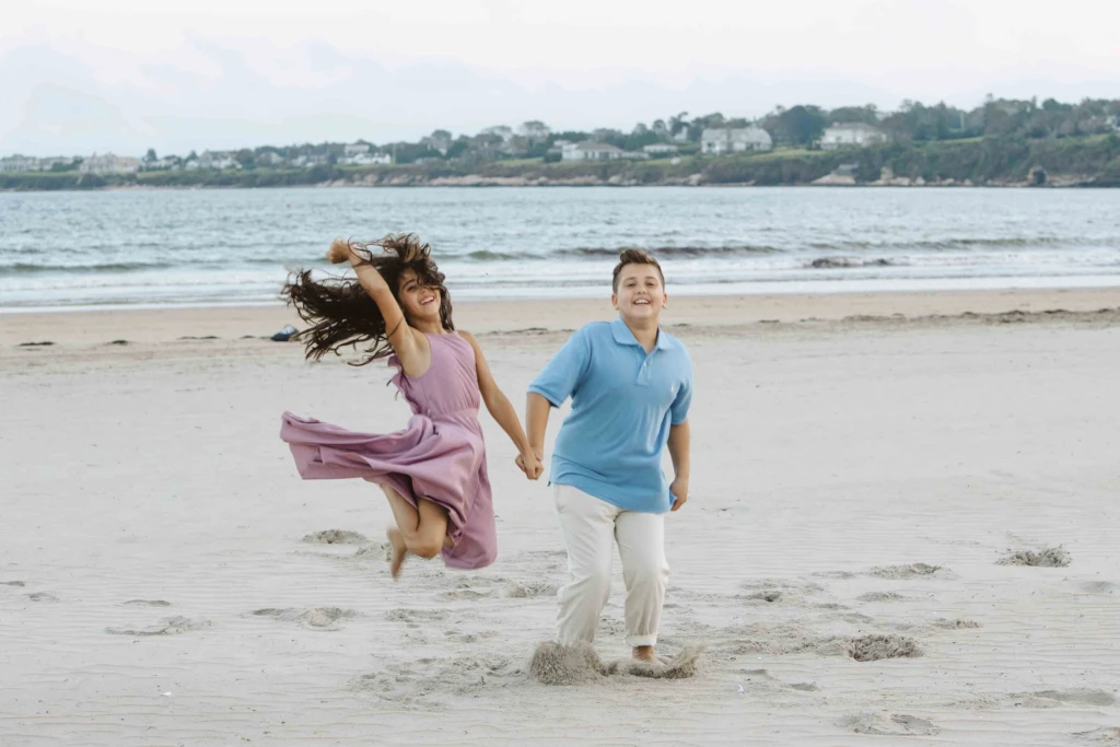 The George Family: a family session at the beach
