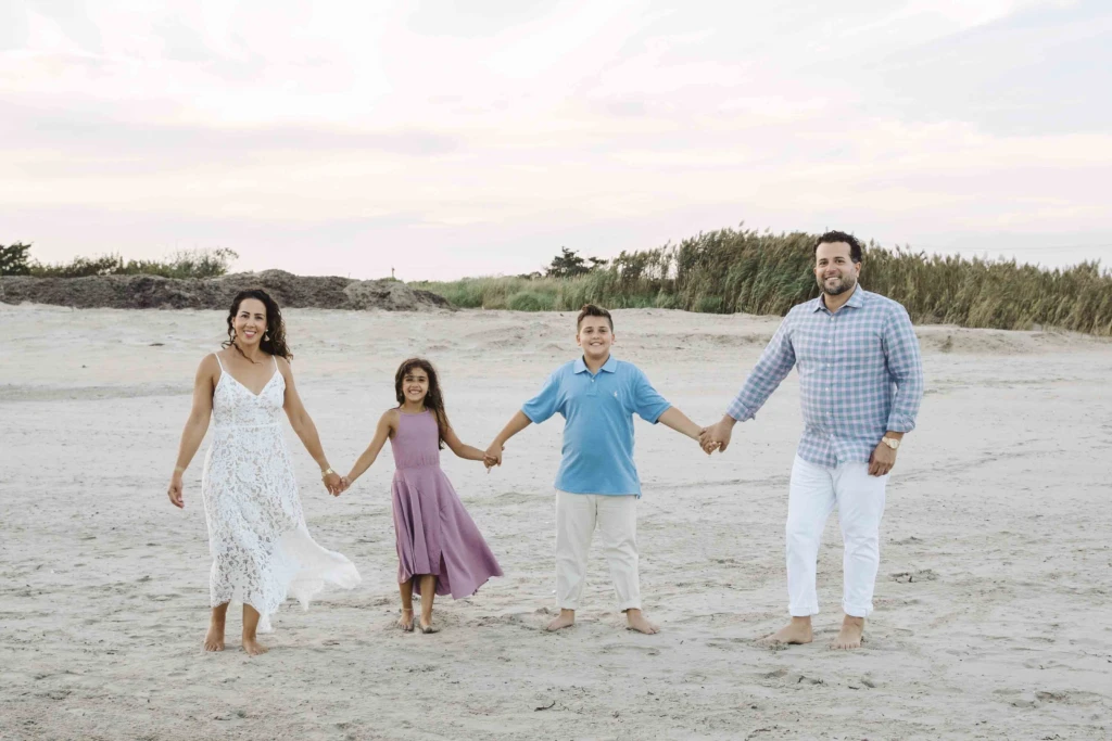The George Family: a family session at the beach