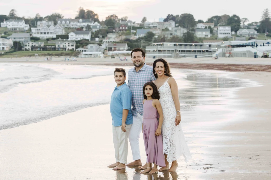 The George Family: a family session at the beach