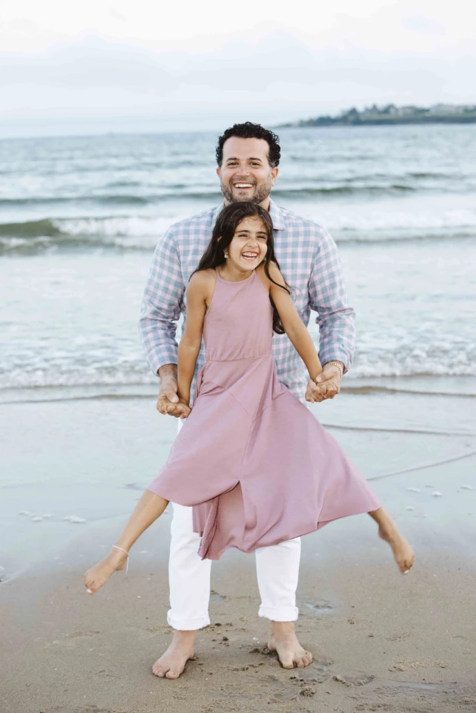 The George Family: a family session at the beach