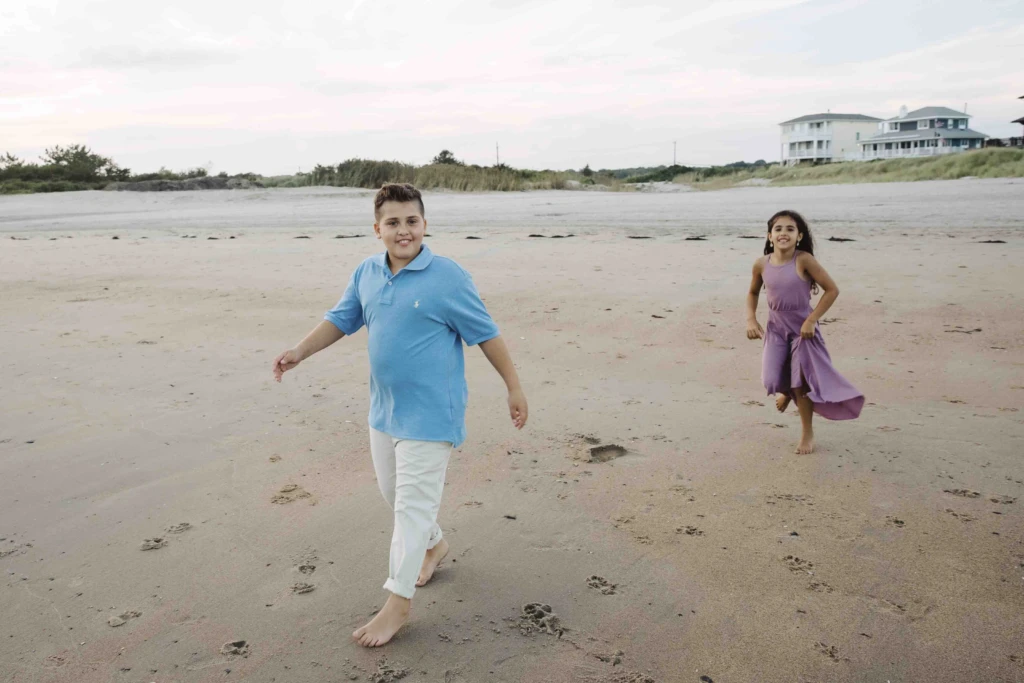 The George Family: a family session at the beach