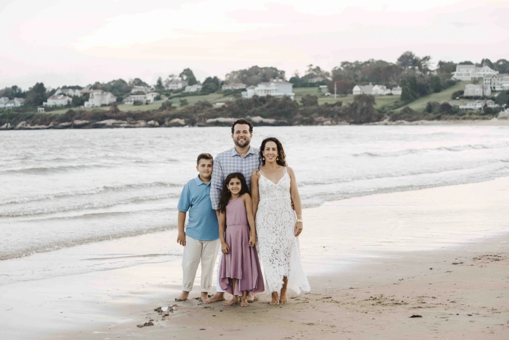 The George Family: a family session at the beach