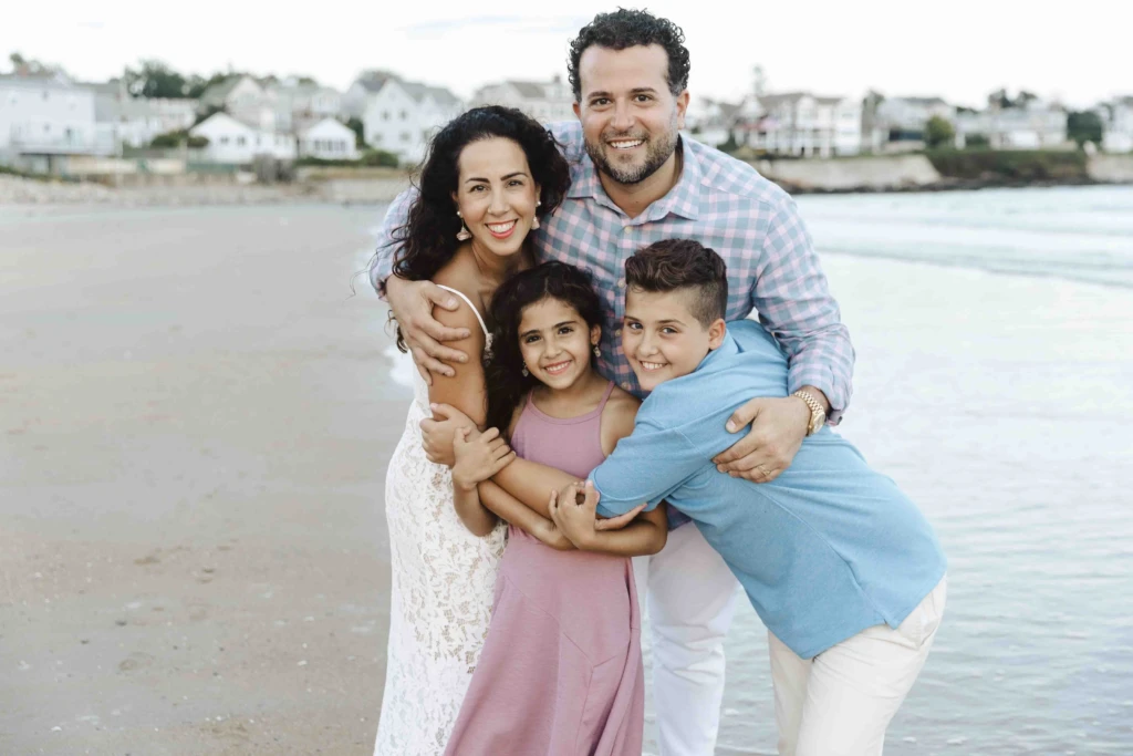 The George Family: a family session at the beach