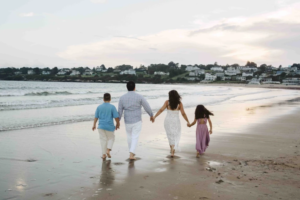 The George Family: a family session at the beach