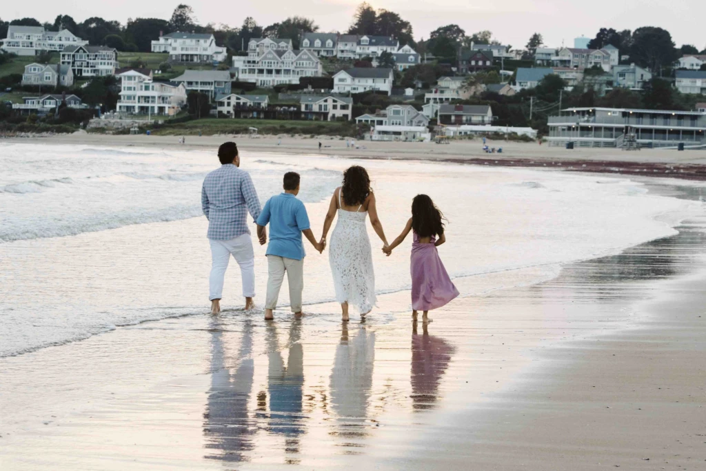 The George Family: a family session at the beach