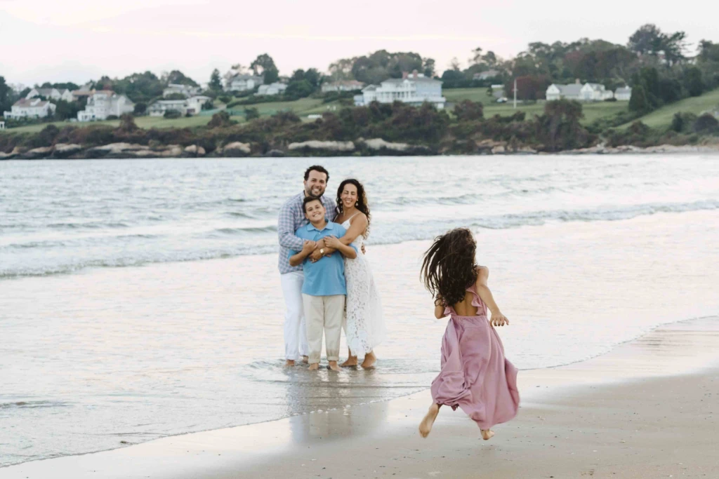 The George Family: a family session at the beach