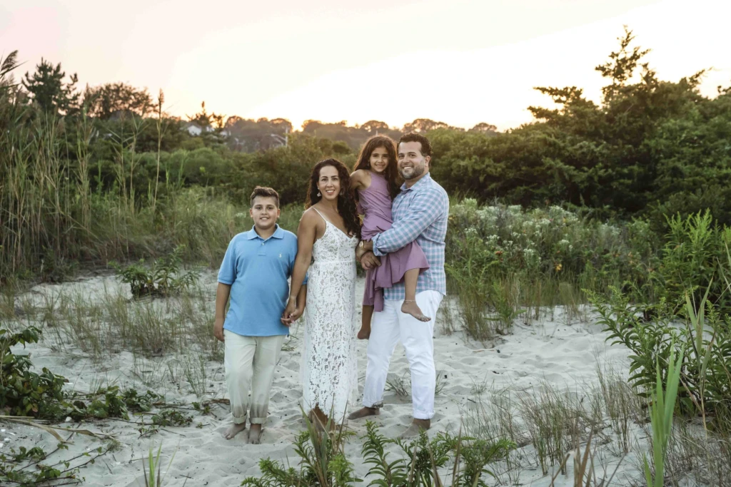 The George Family: a family session at the beach